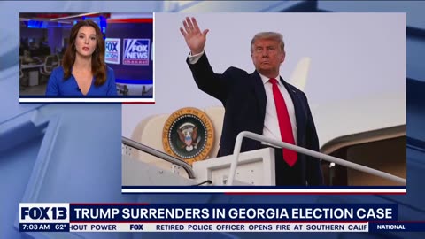 Trump surrenders in Gerogia election Case