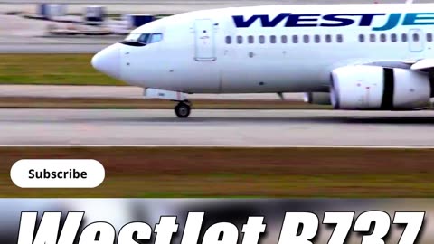 WestJet B737 smooth landing
