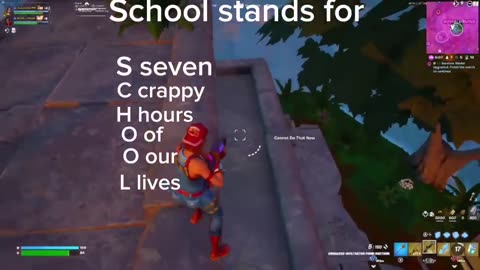 School stands for…