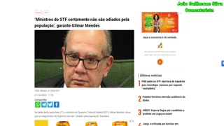 "EXPLOSIVO: GILMAR MENDES REVELA AMOR POPULAR AOS MINISTROS DO STF!"