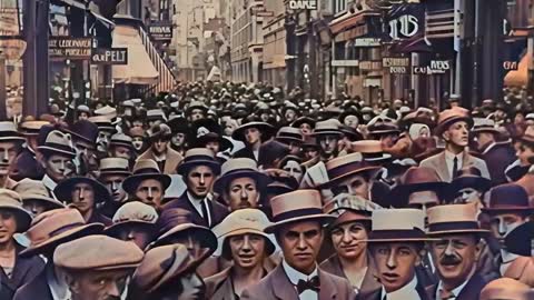 1920s - A Trip Around The World in Color [60fps, Remastered] w_sound design added
