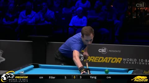 High-Stakes Matchup: Filler vs. Yang in the Predator World 10-Ball Championship!