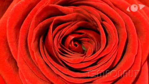 Time Lapse Flower Blooming Rose With Fading - Zeitraffer Video Blühende Rote Rose