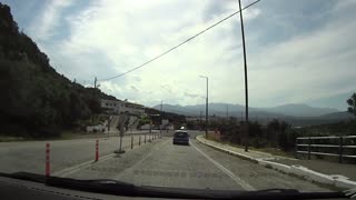 driving to Istron village