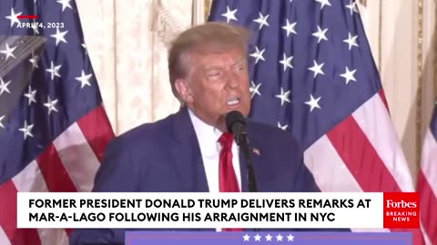 'I Never Thought Anything Like This Could Happen In America'- Trump Reacts To Arraignment By Bragg