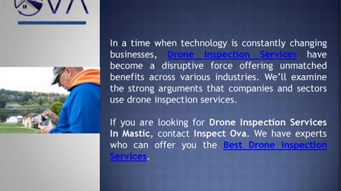 Why Opt For Drone Inspection Services