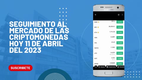 SEGUIMIENTO AL MERCADO DE LAS CRIPTOMONEDAS HOY 11 DE ABRIL DEL 2023