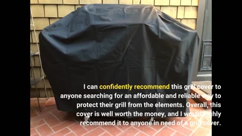 Buyer Reviews: SunPatio Grill Cover 55 Inch, Outdoor Heavy Duty Waterproof Barbecue Gas Grill C...