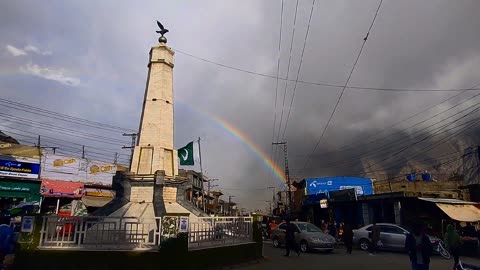 Rainbow ovr Yadgar Skardu