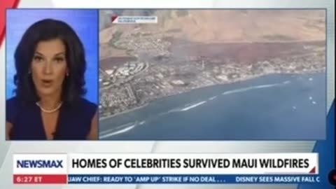 Newsmax reporter getting it right about all the "COINCIDENCES" about the Maui Fires🔥