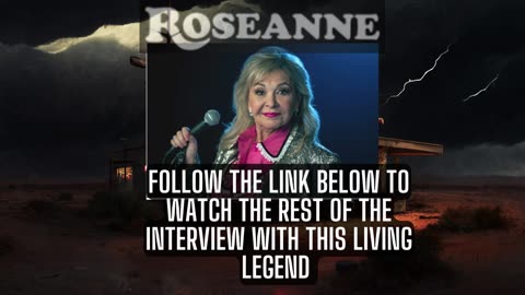 Cancel this - My interview with Roseanne Barr (Short Clip of Highlights)