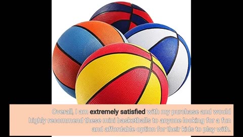 See Ratings: Mini Basketballs - (7 Inch, Size 3) Pack of 3 - Mini Hoop Basketball Set for Indoo...