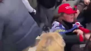 January 6: MAGA Supporters Stopping Antifa from Breaking Windows