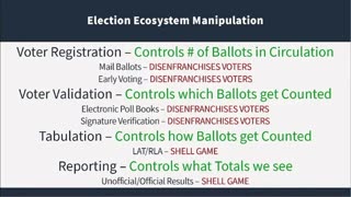 Election Ecosystem Manipulation