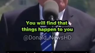 President Trump "Never stop doing if you know its right"!