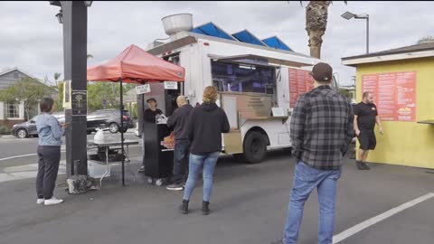 Celebrity Chef Guy Fieri visits South Park food truck for his show Diners, Drive-Ins and Dives