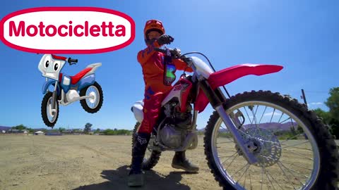 La Motocicletta | Blippi in Italiano | Video educativi per bambini
