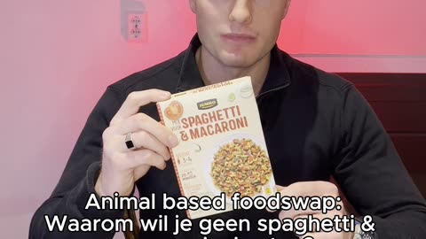 Animal based foodswap: Welk product kun je eten ter vervanging van spaghetti en macaroni mix?