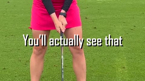 Improve YOUR distance when teeing with THIS drill #golf #katiedahl #teeoff #swing #drill #practice