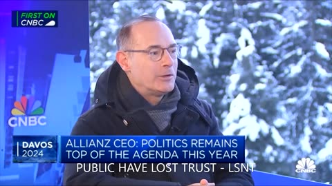 DAVOS 2024: Oliver Bate People Have Lost Trust In Governance