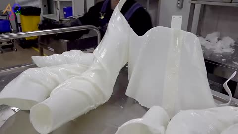 Human robots mass production process