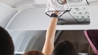 Doing laundry on a plane