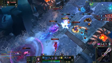 Ahri pentakill in aram