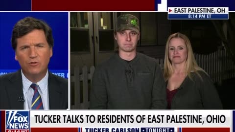 Tucker talks to residents of East Palestine, Ohio