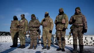 Russian snipers train near Ukrainian border
