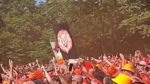 You go to a Euros game with Netherlands' Oranje army