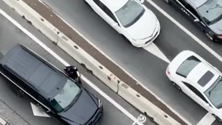 Palestinian Protesters Block Traffic on the Gardiner Expressway...then this happens...