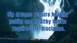 Inspirational Quotes Life. Dreams Big, discipline 23