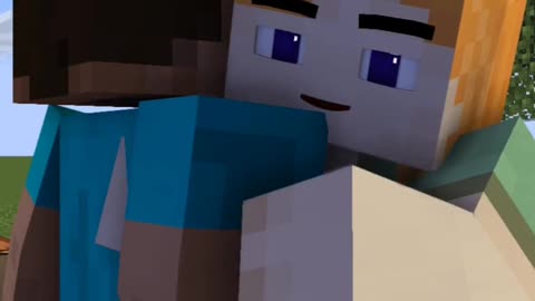 Don't want fight Minecraft animation