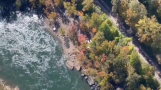 BASE Jumper Falls Directly Into Open Parachute