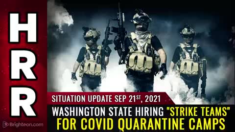 Washington State hiring "strike teams" for COVID quarantine camps