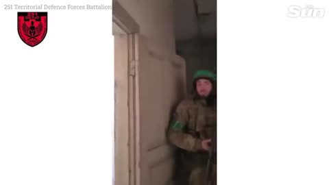 EXCLUSIVE Ukrainain Territorial Defence Forces release footage of combat from Bakhmut