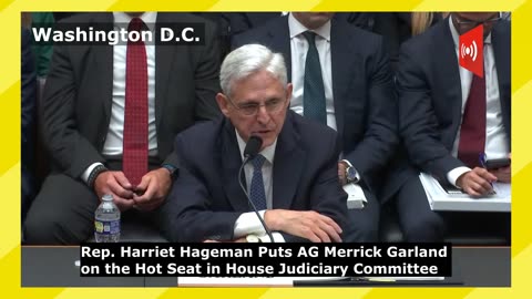 Rep. Harriet Hageman Puts AG Garland on the Hot Seat at House Judiciary Committee in Washington D.C.