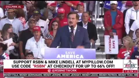 Mike Lindell speaks at Trump Rally in Alabama! #TrumpWon
