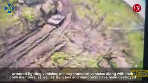 Kamikaze drones destroyed Russian transport vehicles, armored vehicles and tanks