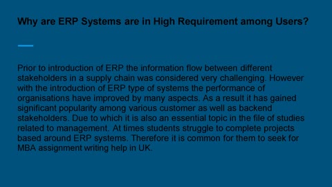 What is ERP Systems?