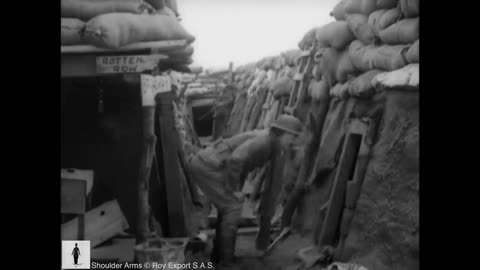 Charlie Chaplin in the trenches