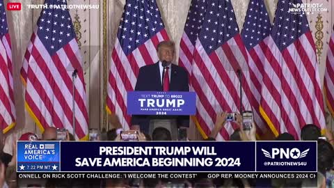 BREAKING! President Trump Officially Announces his Candidacy for President of the United States in 2024!