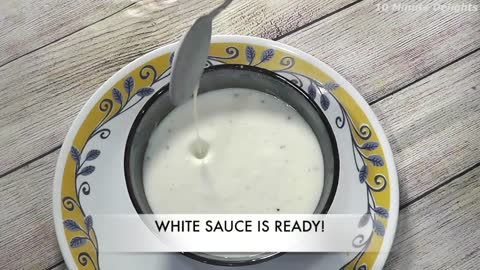 WHITE SAUCE FOR PASTA| HOW TO MAKE WHITE SAUCE AT HOME| CREAMY WHITE PASTA SAUCE| BECHAMEL SAUCE