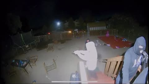 Armed thugs force a man to unlock his door and shoot him in cold blood.