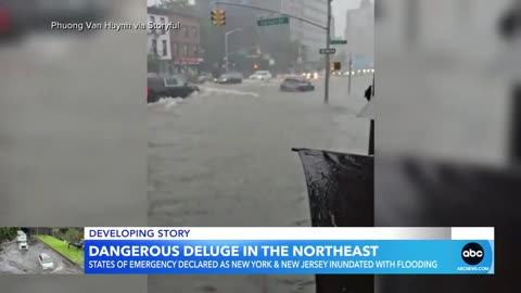 New York declared state of emergency from flooding