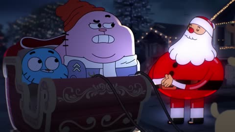 Santa Claus is probably a better driver than Richard | Christmas | Gumball | Cartoon Network