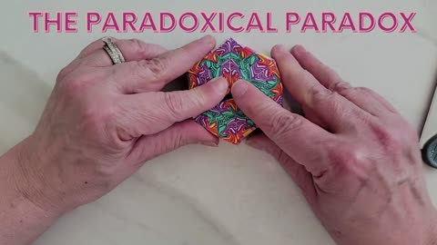 Paradoxical Paradox Polymer Clay Kaleidoscope Cane