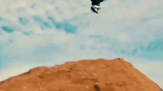 Motocross Fly Jump bike stunt