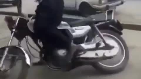 Crazy motorcycle