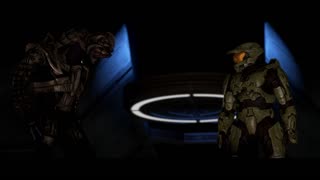 Halo 3 Master Chief Follows Cortana Ghost & Discovers Another Halo